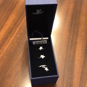 Swarovski star ring set